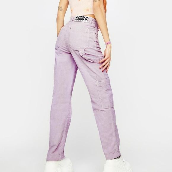 The Ragged Priest Unreal Combat Corduroy Jeans Size 24 NWT - Picture 6 of 13